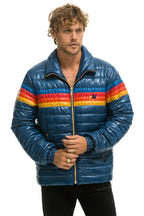 Classic 4 STRIPE TRAVELER JACKET - GLOSSY DEEP BLUE