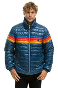 Classic 4 STRIPE TRAVELER JACKET - GLOSSY DEEP BLUE
