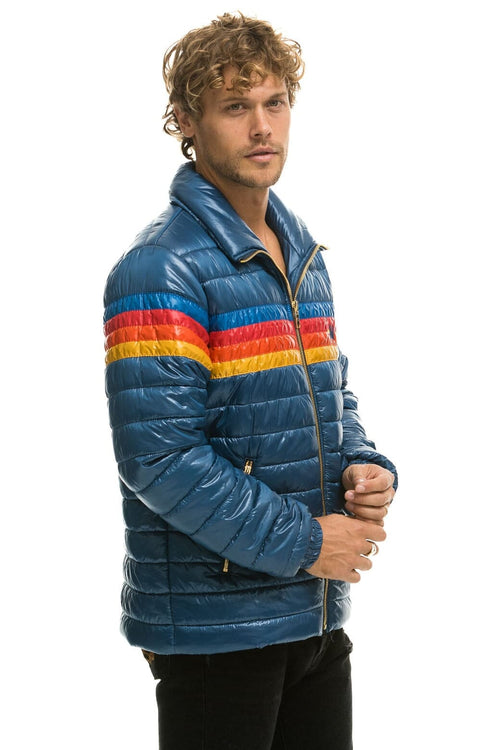 Classic 4 STRIPE TRAVELER JACKET - GLOSSY DEEP BLUE