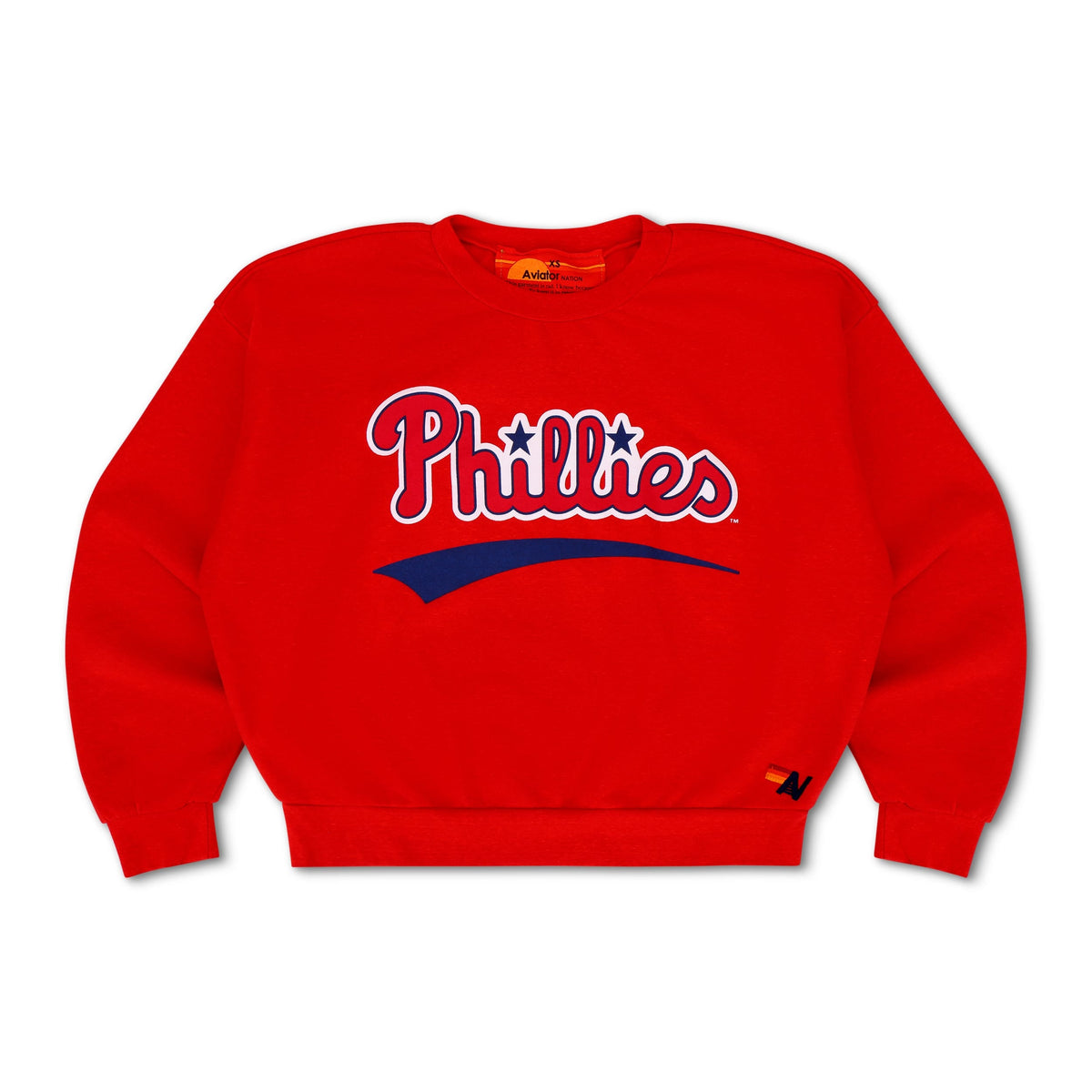 Classic PHILADELPHIA PHILLIES 2026 RELAXED CREW SWEATSHIRT - RED