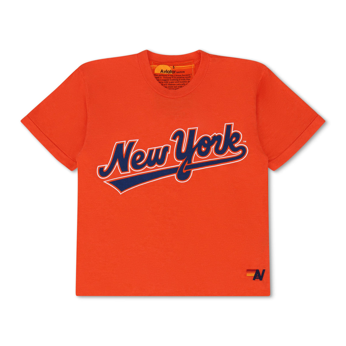 Classic NY METS 2026 BOYFRIEND TEE - ORANGE