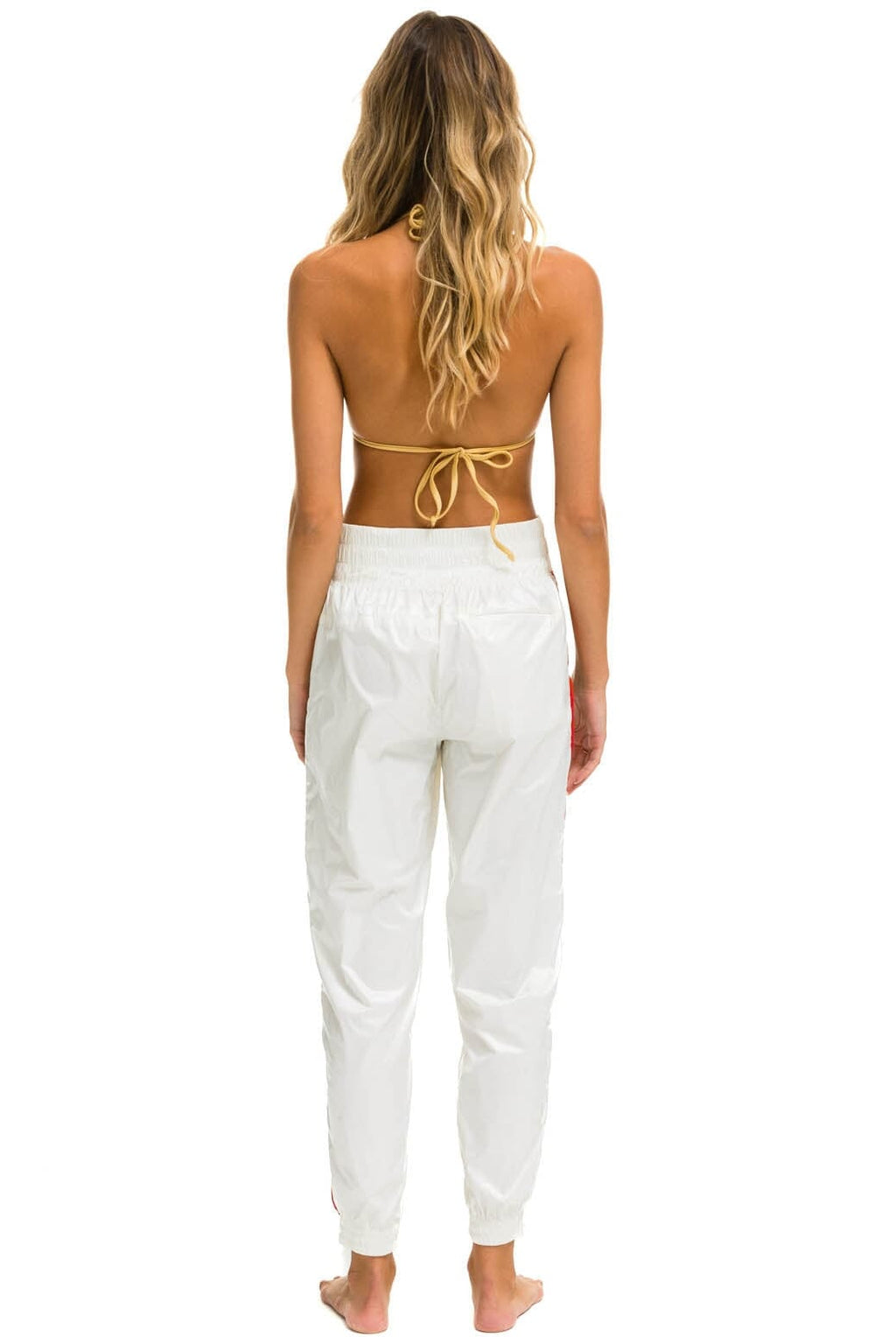 Classic 5 STRIPE HI RISE WIND PANT - VINTAGE WHITE