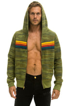 Classic 5 STRIPE HOODIE - CAMO