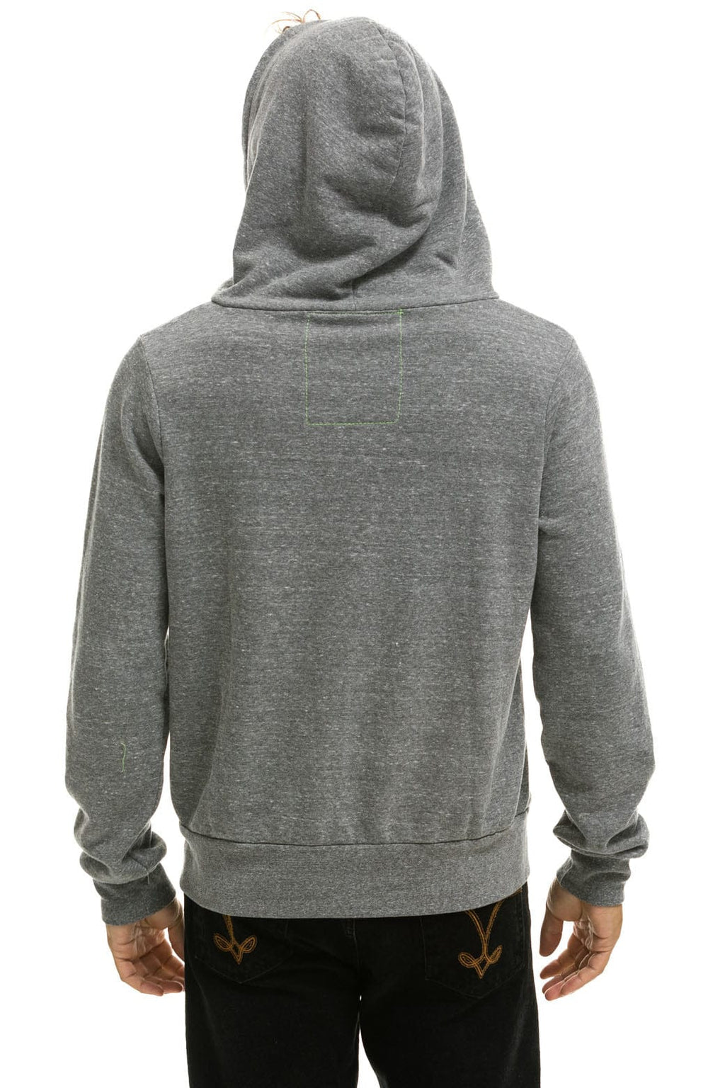 Classic 5 STRIPE HOODIE - HEATHER GREY