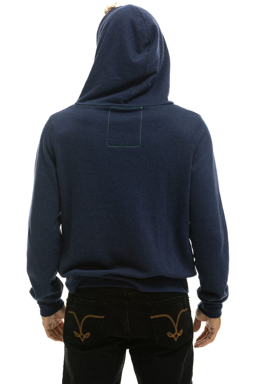 Classic 5 STRIPE HOODIE - NAVY