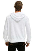 Classic 5 STRIPE HOODIE - WHITE 2