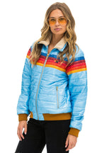 Classic 5 STRIPE JACKET - SKY GLOSSY