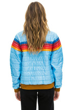 Classic 5 STRIPE JACKET - SKY GLOSSY