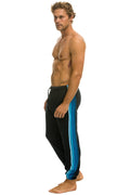 Classic 5 STRIPE SWEATPANTS - CHARCOAL BLUE