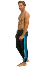 Classic 5 STRIPE SWEATPANTS - CHARCOAL BLUE