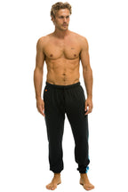Classic 5 STRIPE SWEATPANTS - CHARCOAL BLUE