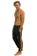 Classic 5 STRIPE SWEATPANTS - CHARCOAL