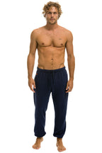 Classic 5 STRIPE SWEATPANTS - NAVY
