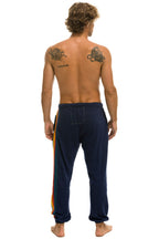 Classic 5 STRIPE SWEATPANTS - NAVY