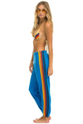 Classic 5 STRIPE SWEATPANTS - OCEAN