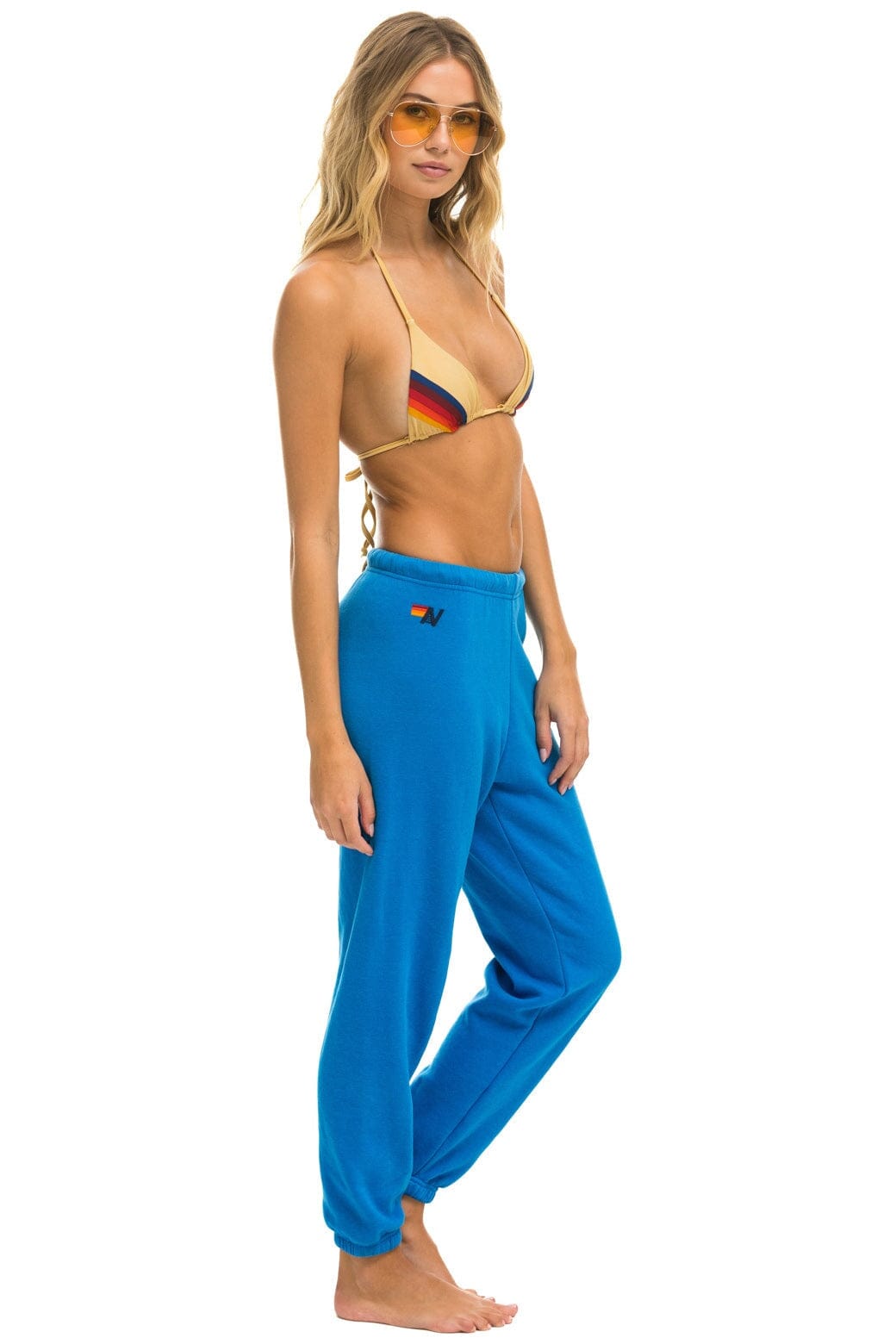 Classic 5 STRIPE SWEATPANTS - OCEAN