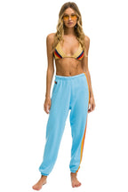Classic 5 STRIPE SWEATPANTS - SKY 2