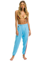 Classic 5 STRIPE SWEATPANTS - SKY NEON RAINBOW