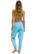Classic 5 STRIPE SWEATPANTS - SKY NEON RAINBOW