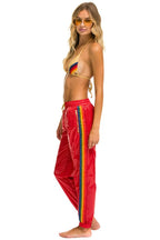 Classic 5 STRIPE WIND PANT - CHERRY GLOSSY