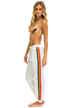 Classic 5 STRIPE WIND PANT - VINTAGE WHITE GLOSSY