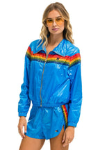 Classic 5 STRIPE WINDBREAKER - BLUE CINA