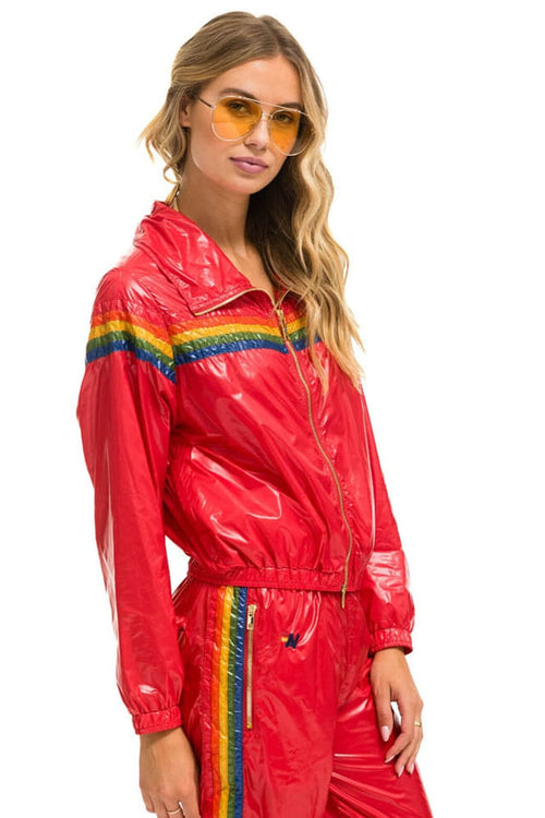 Classic 5 STRIPE - WINDBREAKER CHERRY GLOSSY