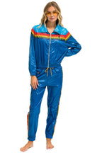 Classic 5 STRIPE WINDBREAKER - DRESDEN SNORKEL BLUE GLOSSY