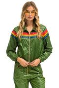 Classic 5 STRIPE - WINDBREAKER GARDEN GREEN GLOSSY