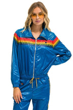 Classic 5 STRIPE WINDBREAKER - SNORKEL BLUE