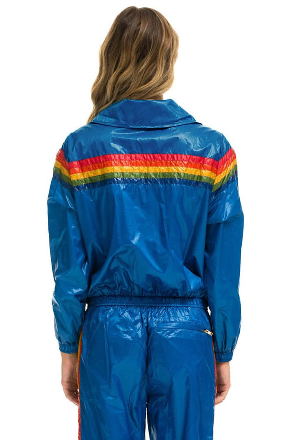 Classic 5 STRIPE WINDBREAKER - SNORKEL BLUE