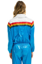 Classic 5 STRIPE WINDBREAKER - VINTAGE WHITE DRESDEN GLOSSY