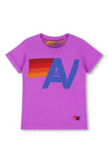 Classic KIDS LOGO TEE - NEON PURPLE