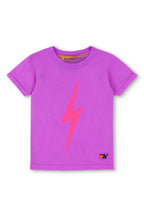 Classic KIDS BOLT TEE - NEON PURPLE NEON PINK