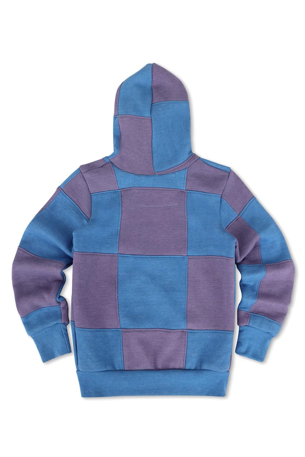 Classic KIDS CHECK QUILTED ZIP HOODIE - LAVENDER OCEAN