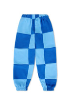 Classic KIDS CHECK QUILTED SWEATPANTS -SKY ADVENTURE BLUE