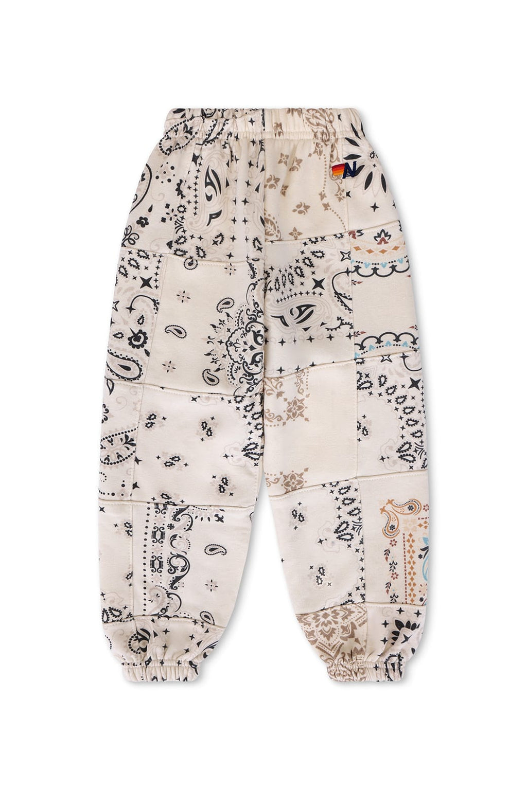 Classic KIDS BANDANA QUILTED SWEATPANTS - VINTAGE WHITE