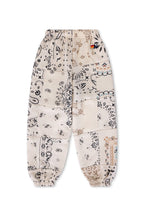 Classic KIDS BANDANA QUILTED SWEATPANTS - VINTAGE WHITE
