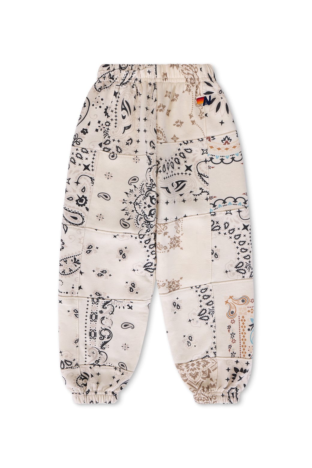 Classic KIDS BANDANA QUILTED SWEATPANTS - VINTAGE WHITE
