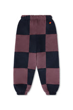 Classic KIDS CHECK QUILTED SWEATPANTS - CHARCOAL MOCHA
