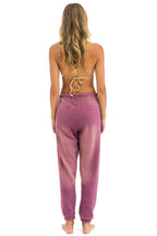 Classic 5 STRIPE SWEATPANTS - FADED BERRY