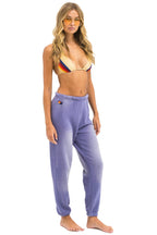 Classic 5 STRIPE SWEATPANTS - FADED GRAPE