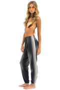 Classic 5 STRIPE SWEATPANTS - FADED SMOKE