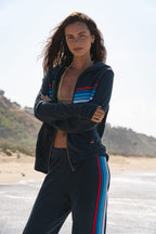 Classic WOMENS 5 STRIPE AMERICA SWEATPANT - CHARCOAL USA