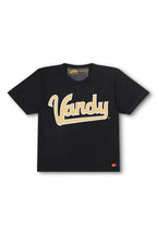 Classic VANDERBILT BOLT BOYFRIEND TEE - BLACK