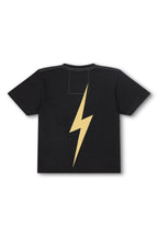 Classic VANDERBILT BOLT BOYFRIEND TEE - BLACK