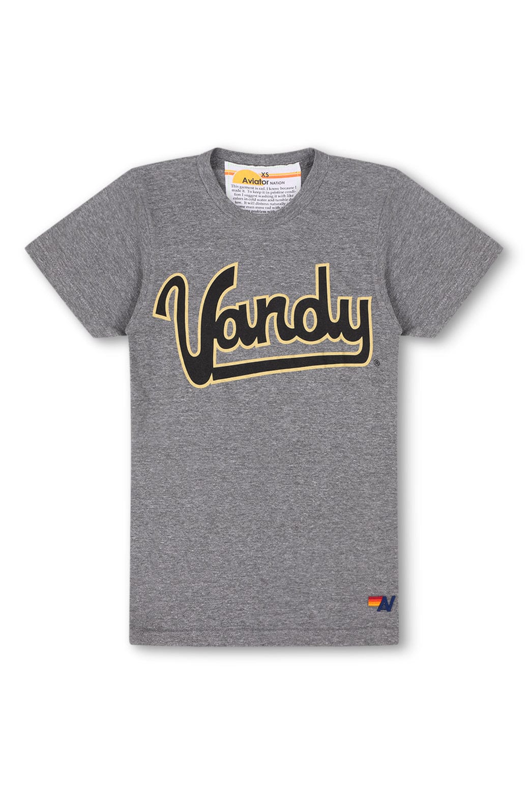 Classic VANDERBILT COMMODORES CREW TEE SHIRT - HEATHER GREY