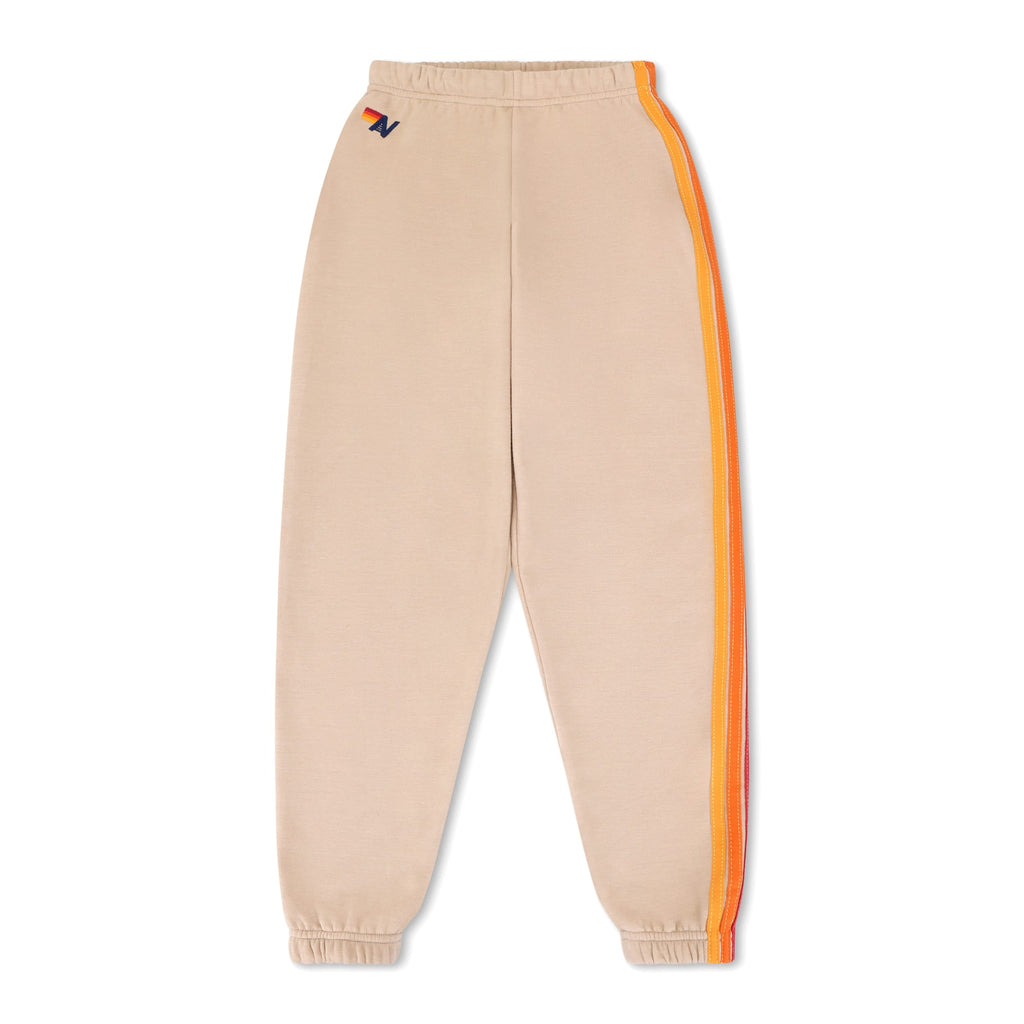 Classic 5 STRIPE SWEATPANTS - SAND