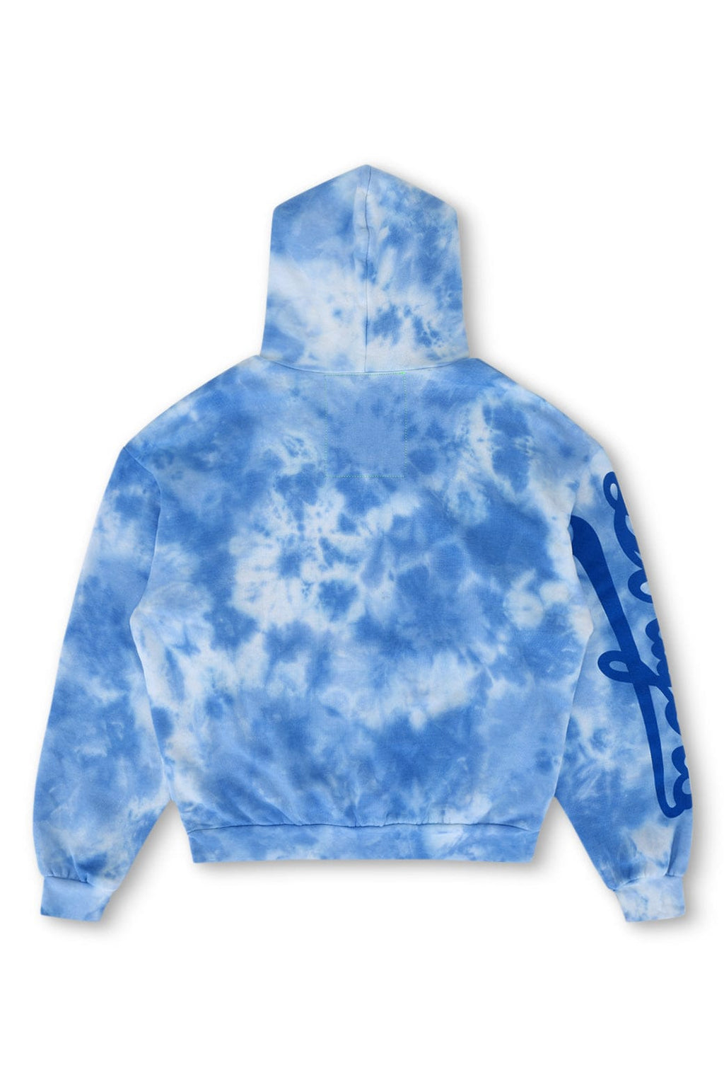 Classic LOS ANGELES DODGERS HAND DYED RELAXED PULLOVER HOODIE - TIE DYE BLUE