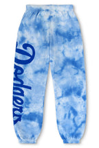 Classic LOS ANGELES DODGERS HAND DYED SWEATPANTS - TIE DYE BLUE